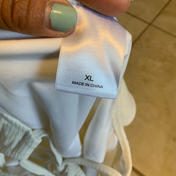 Shade & shore white bathing suit XL NWT - Picture 3 of 8